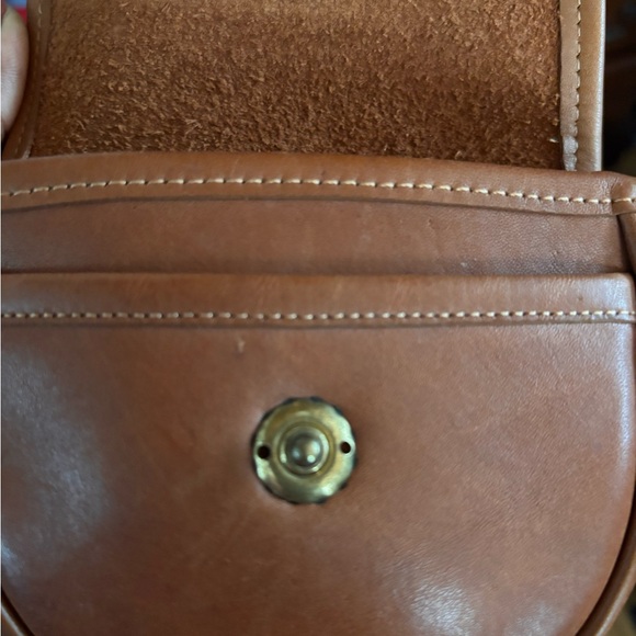 COACH VINTAGE SMALL BRITISH TAN MINI CROSSBODY CONVERT BELT BAG 9826 EUC - Picture 5 of 11